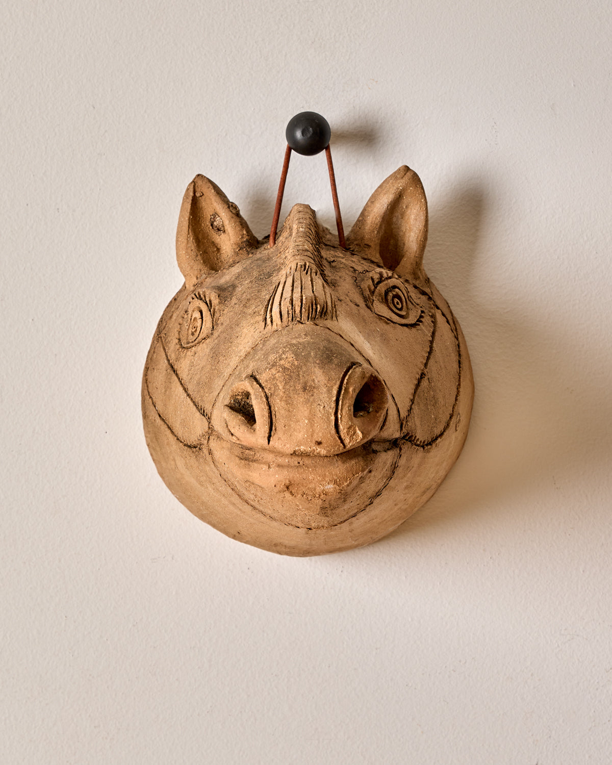 Ceramic Horse Wall Sculpture