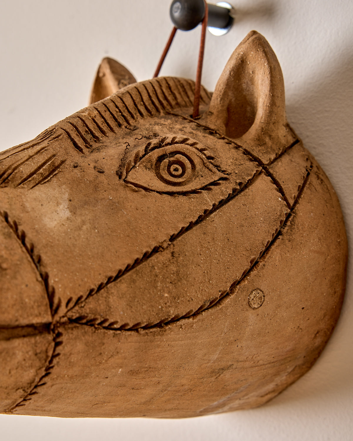 Ceramic Horse Wall Sculpture