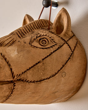 Ceramic Horse Wall Sculpture