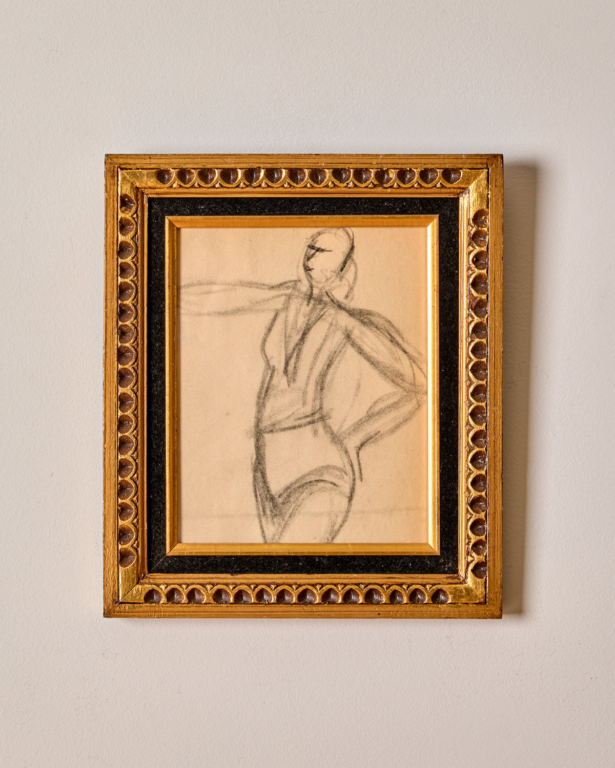 Charcoal Figure Study - Arching