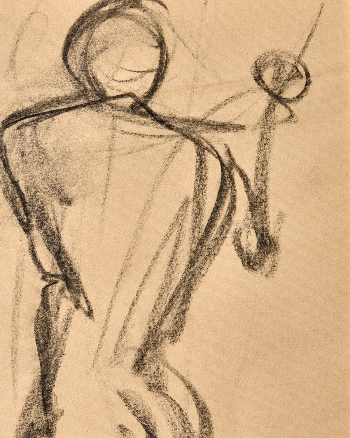 Figure Study in Graphite