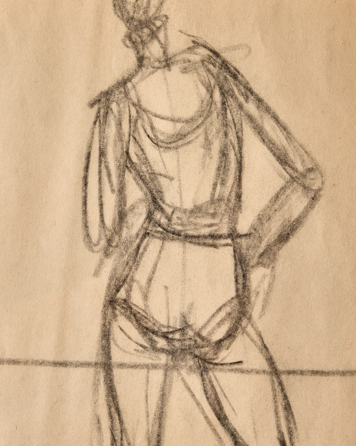 Figure Study in Graphite #2