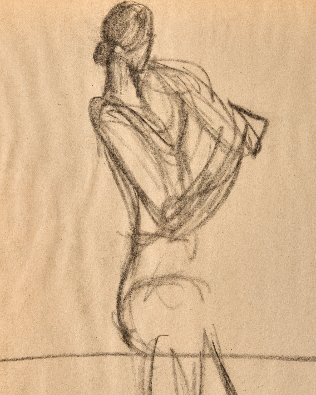 Figure Study in Graphite #3