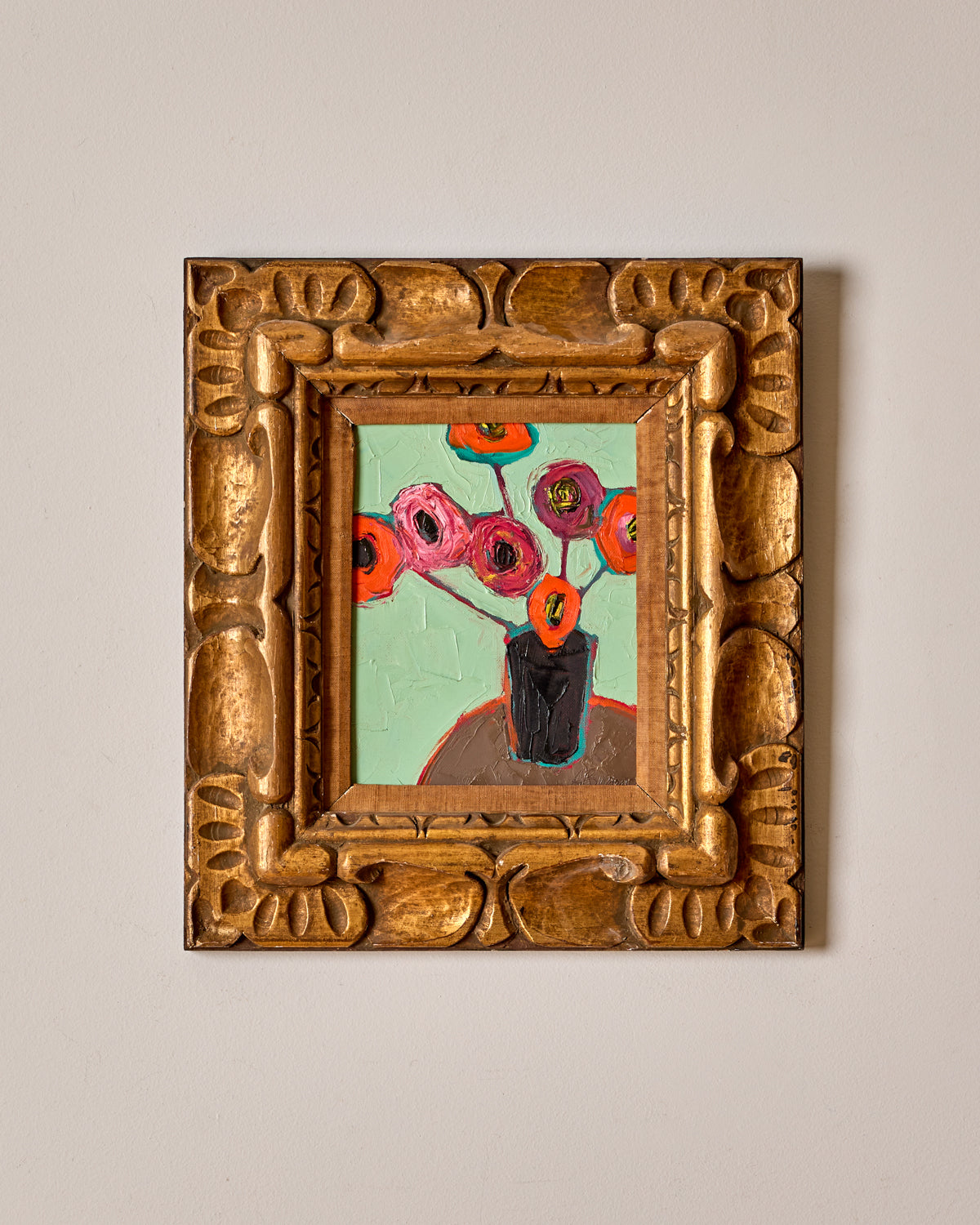 Orange & Pink Zinneas