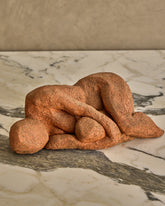 Reclined Clay Figure Sculpture