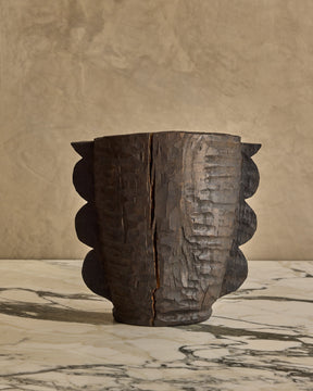 Ebonized Wood Sculpture