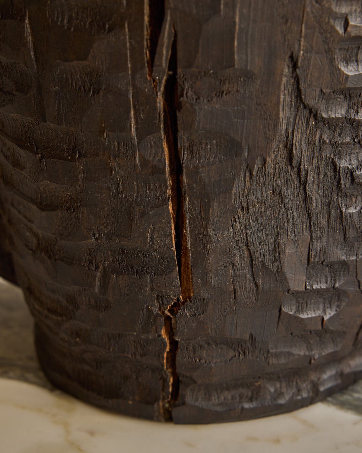 Ebonized Wood Sculpture