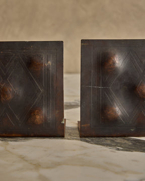 Pair of Metal Bookends
