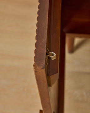 Mid-Century Fluted Walnut Sideboard