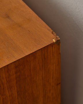 Mid-Century Fluted Walnut Sideboard