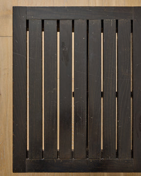 Wooden Slat Bench