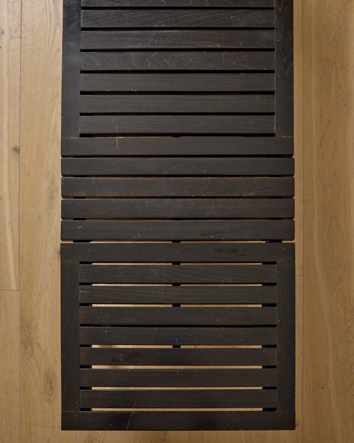 Wooden Slat Bench