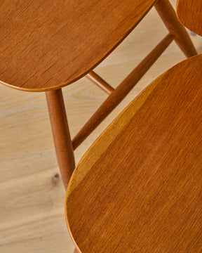 Oak Dining Chairs by Ejvind A. Johansson - Set of 4