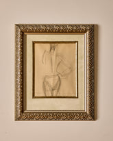 Figure Sketch in Graphite #6
