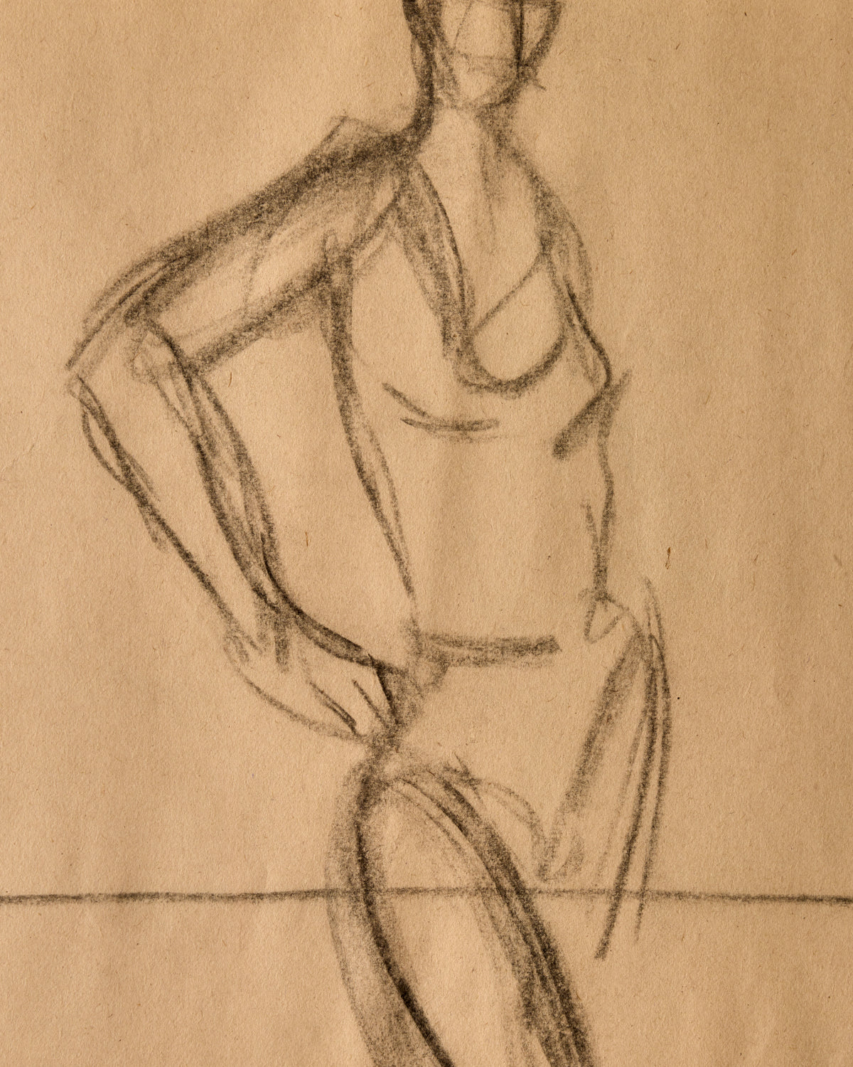 Figure Sketch in Graphite #4