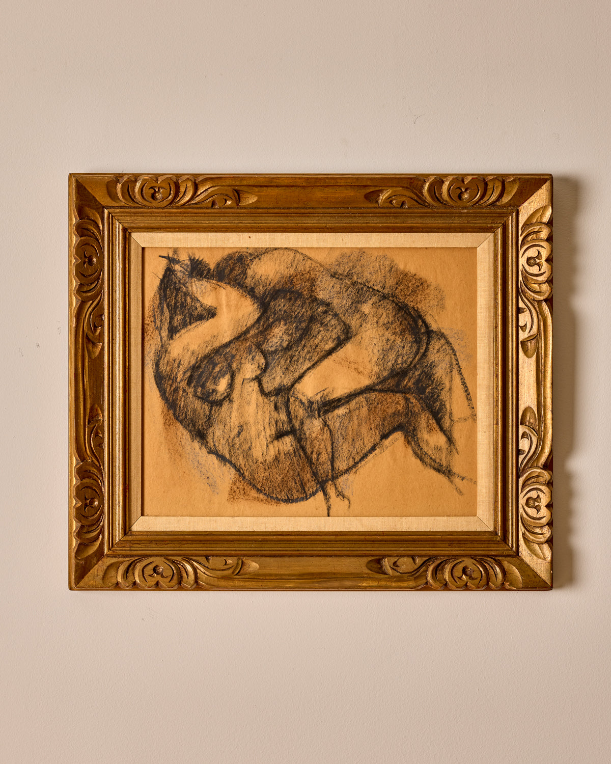 2 Figures in Charcoal