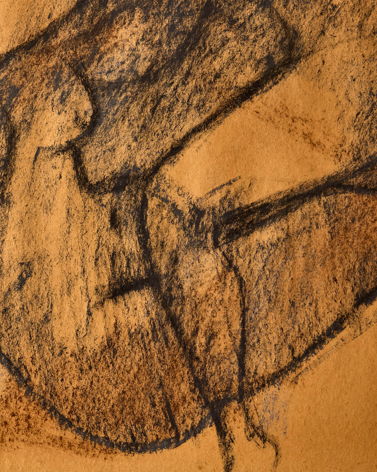 2 Figures in Charcoal