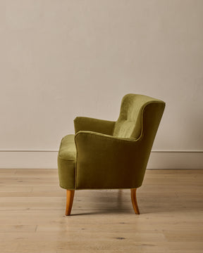 1950s Velvet Sofa by Theo Ruth