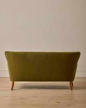 1950s Velvet Sofa by Theo Ruth