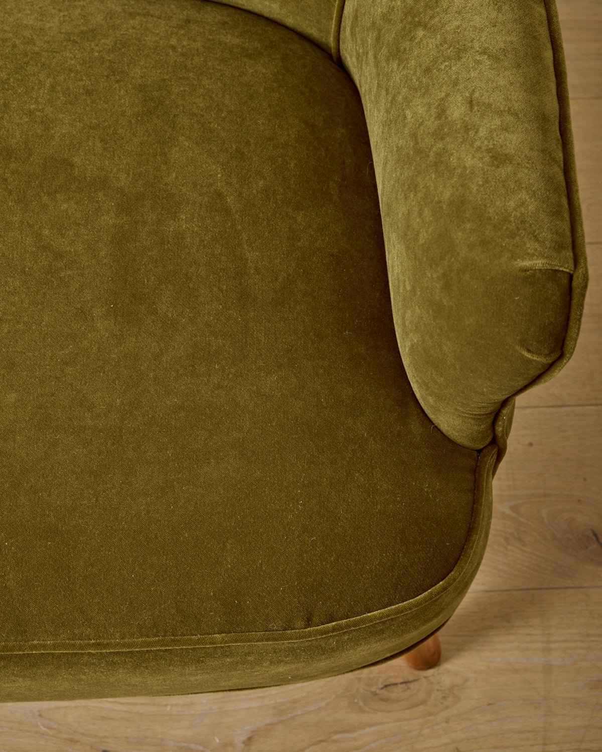 1950s Velvet Sofa by Theo Ruth