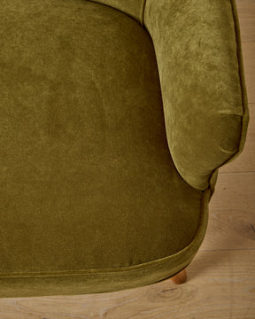 1950s Velvet Sofa by Theo Ruth