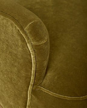 1950s Velvet Sofa by Theo Ruth