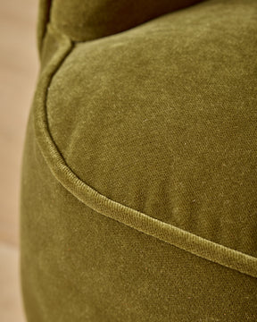 1950s Velvet Sofa by Theo Ruth