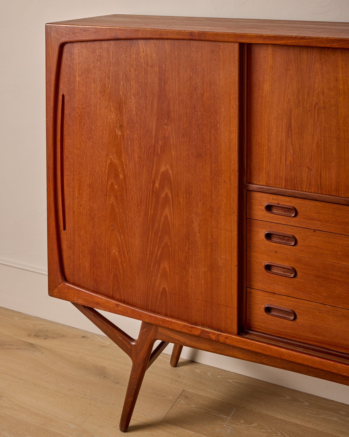【ビンテージ】B&G★Sverige servisen★トリオ 1950s Teak Sideboard by Harry Østergaard for Randers Møbelfabrik