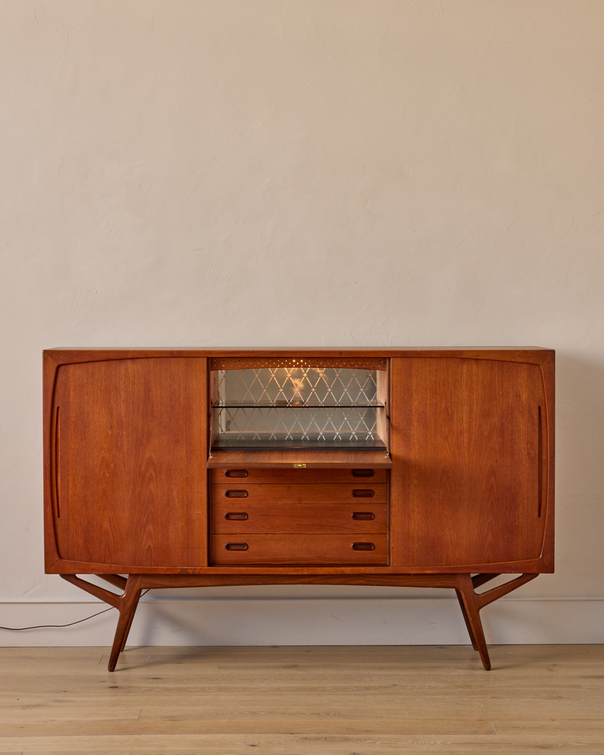 1950s Teak Sideboard by Harry Østergaard for Randers Møbelfabrik