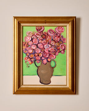 "Flower in Antique Stoneware"