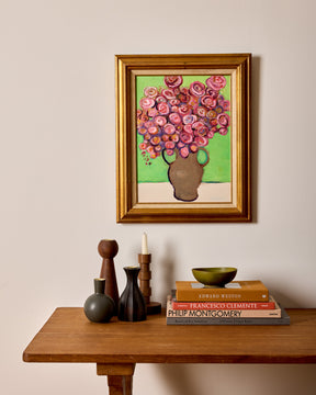"Flower in Antique Stoneware"