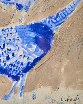 "Pheasants in Blue"