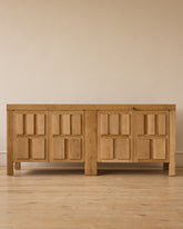 Brutalist Oak Sideboard by De Coene