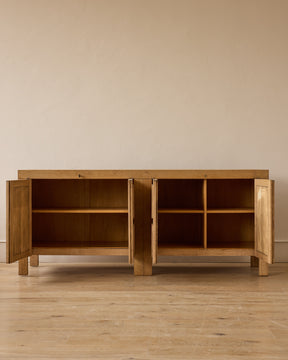 Brutalist Oak Sideboard by De Coene