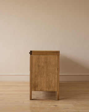 Brutalist Oak Sideboard by De Coene