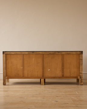 Brutalist Oak Sideboard by De Coene