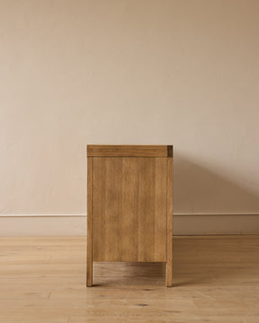 Brutalist Oak Sideboard by De Coene