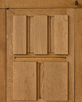 Brutalist Oak Sideboard by De Coene
