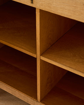 Brutalist Oak Sideboard by De Coene