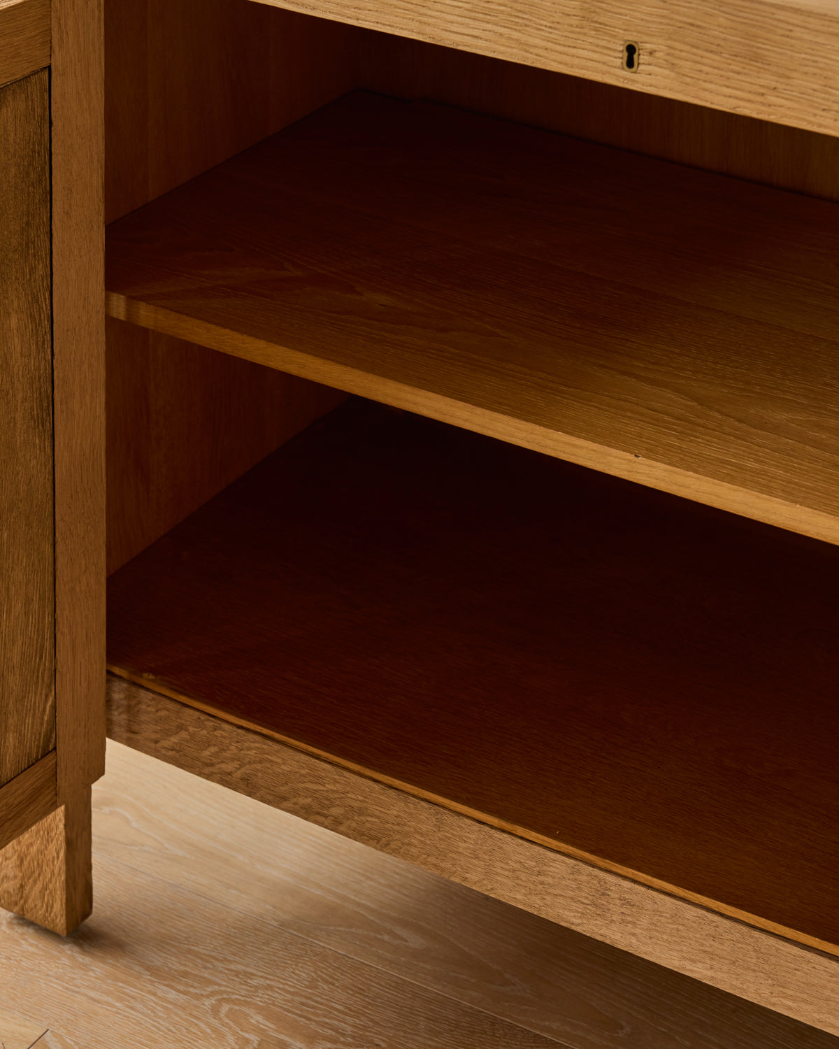 Brutalist Oak Sideboard by De Coene