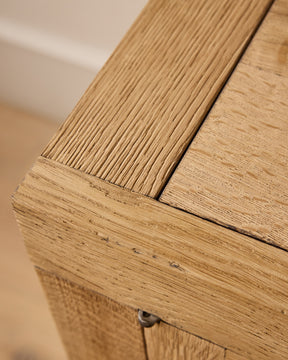 Brutalist Oak Sideboard by De Coene