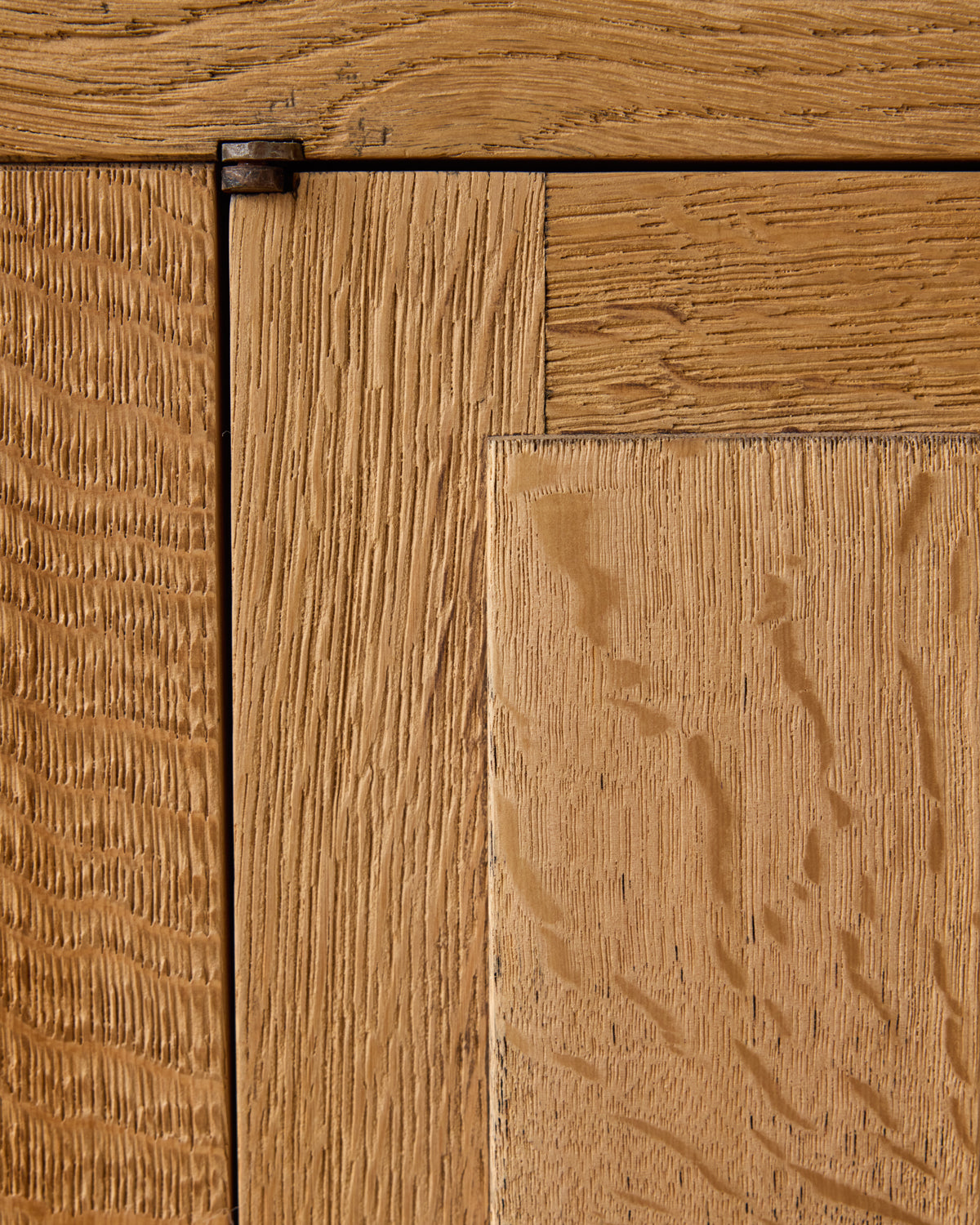 Brutalist Oak Sideboard by De Coene