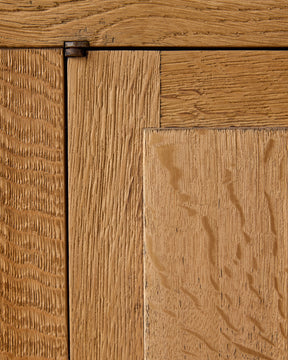 Brutalist Oak Sideboard by De Coene