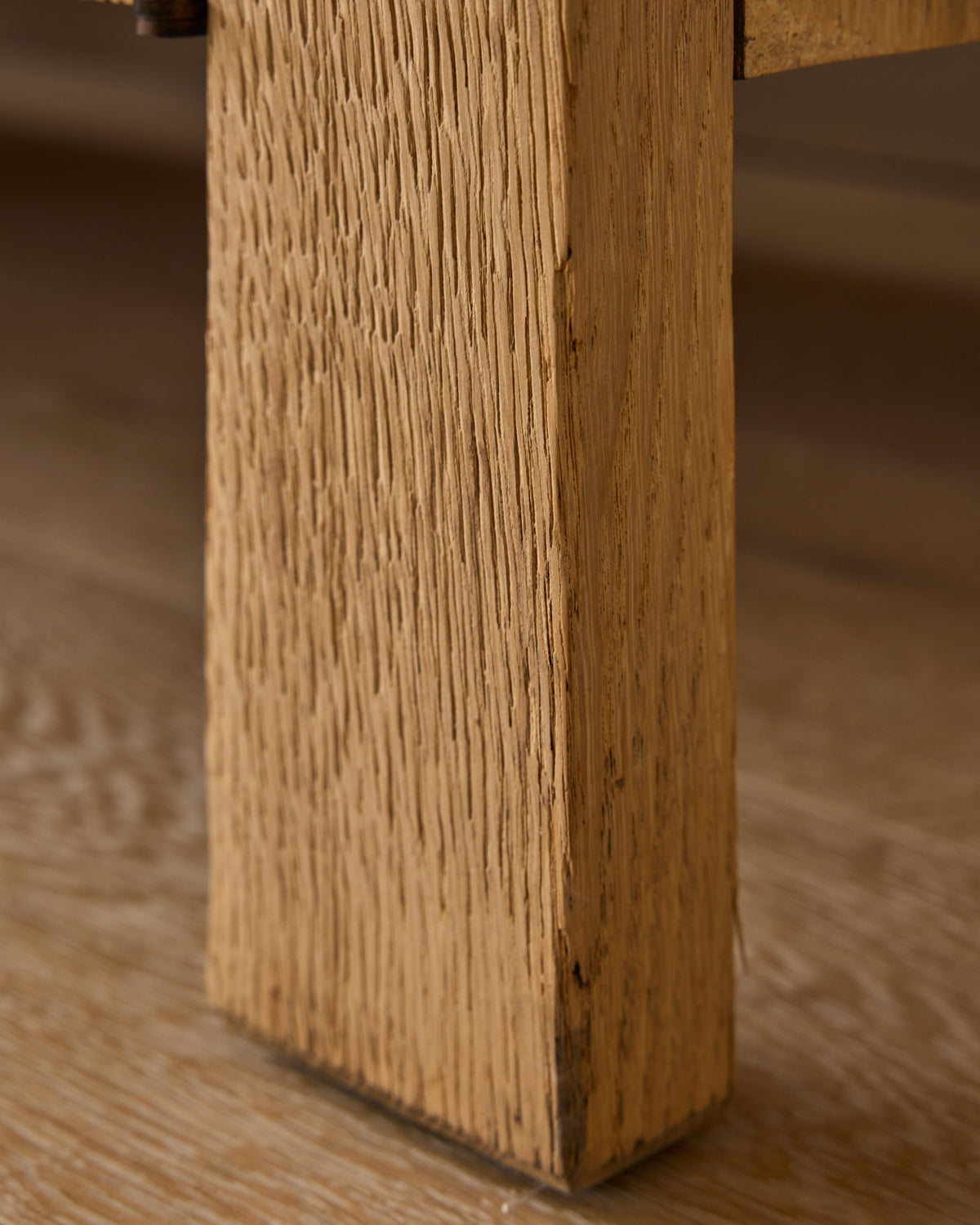 Brutalist Oak Sideboard by De Coene