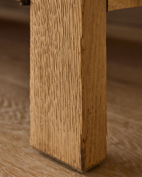 Brutalist Oak Sideboard by De Coene