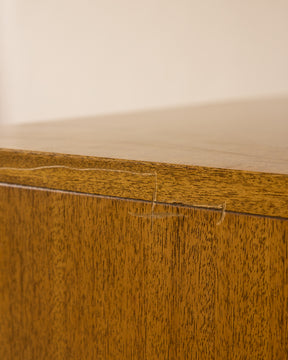 Mid-Century Brass "X" Base Double Dresser by Paul McCobb