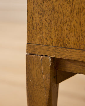 Mid-Century Brass "X" Base Double Dresser by Paul McCobb