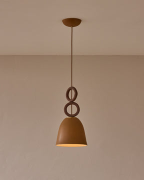 Mira Ceramic Pendant - Chestnut