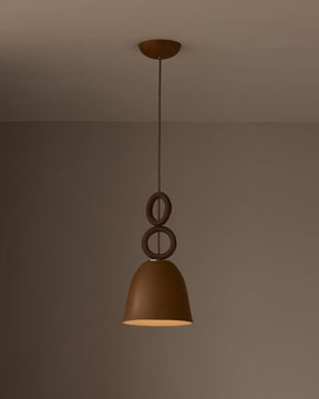 Mira Ceramic Pendant - Chestnut