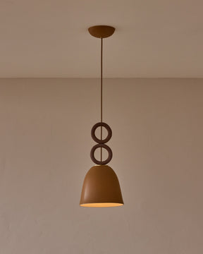 Mira Ceramic Pendant - Chestnut